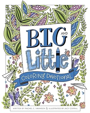 Big and Little Coloring Devotional Book Cover